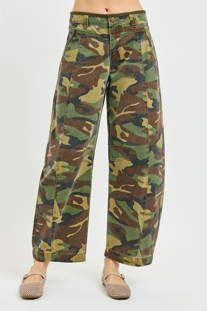 Risen PGC21670X Curvy MR Crop Barrel-Camo