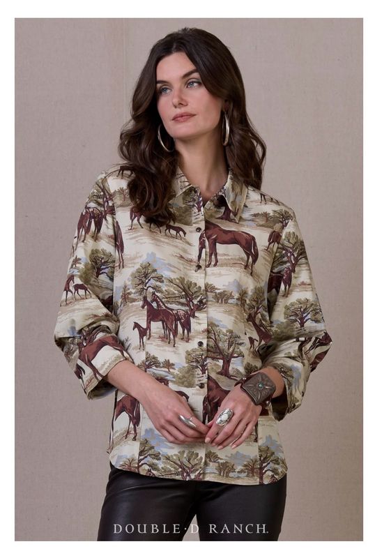 Double D T4155 Horsiculture Top