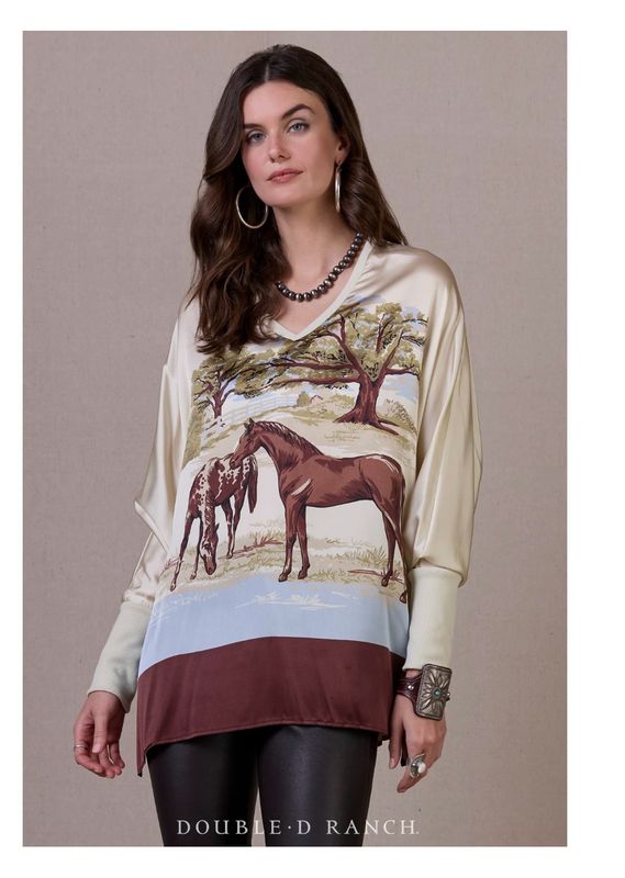 Double D T4165 Horse Sense Top