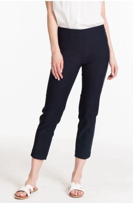 Slimsation M12713PM Pull-on Crop Real pocket-MNigh