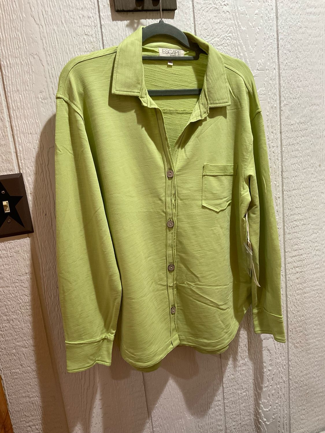 Habitat 26895 Escape Modal Shacket-Kiwi