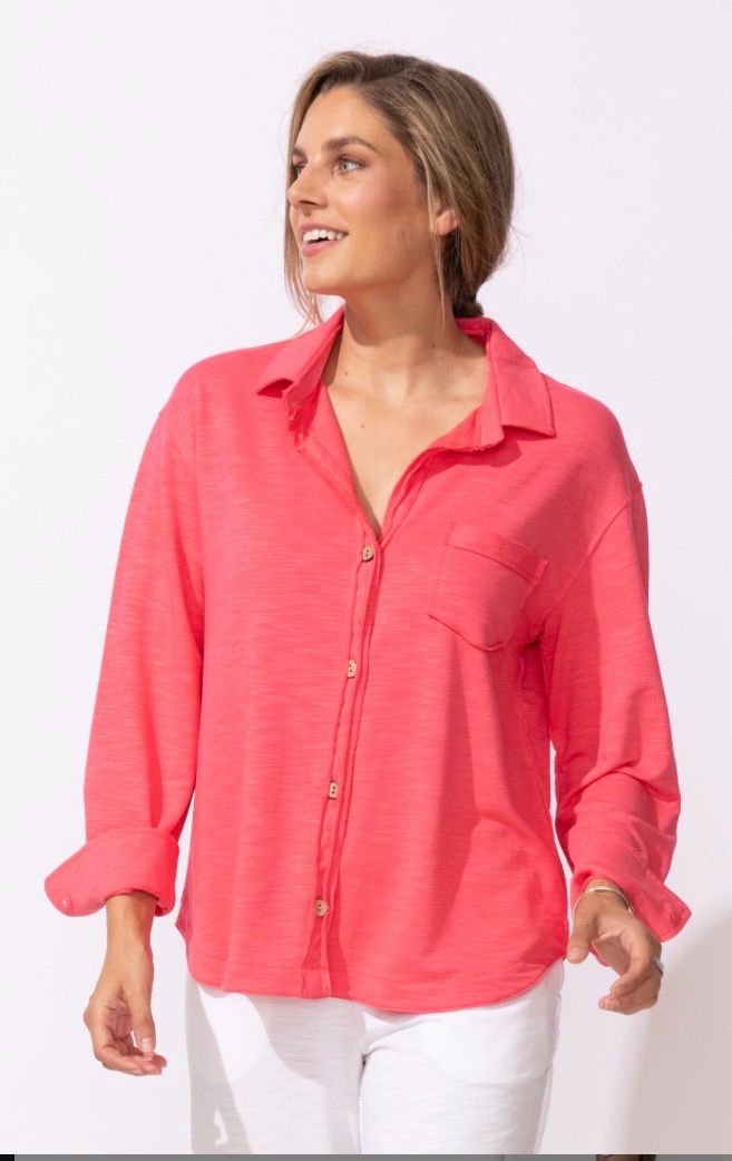 Habitat 26895 Escape Modal Shacket-Poppy