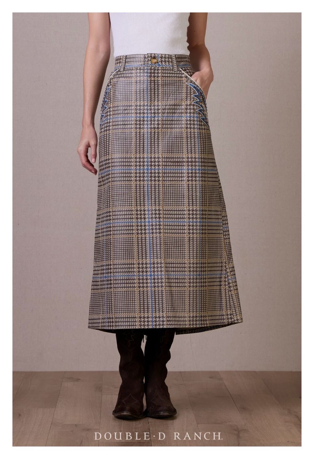 Double D S1852 Call'em Square Long Skirt