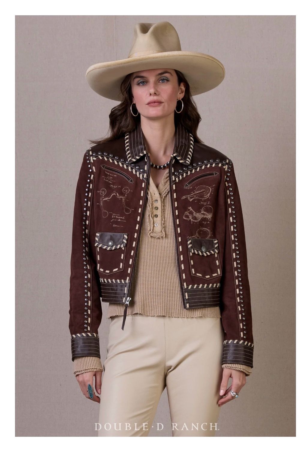 Double D C3478 Cowboy Gist Jacket-Chicory
