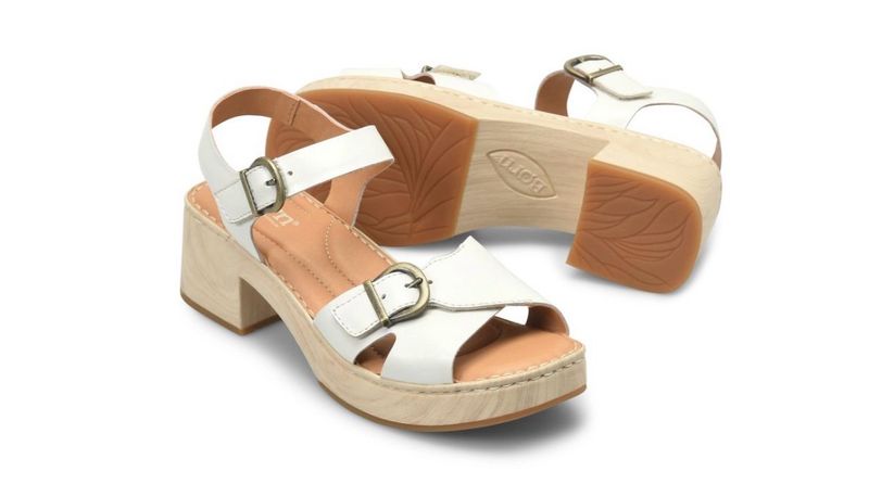Born BR00854 Bella Sandal-White
