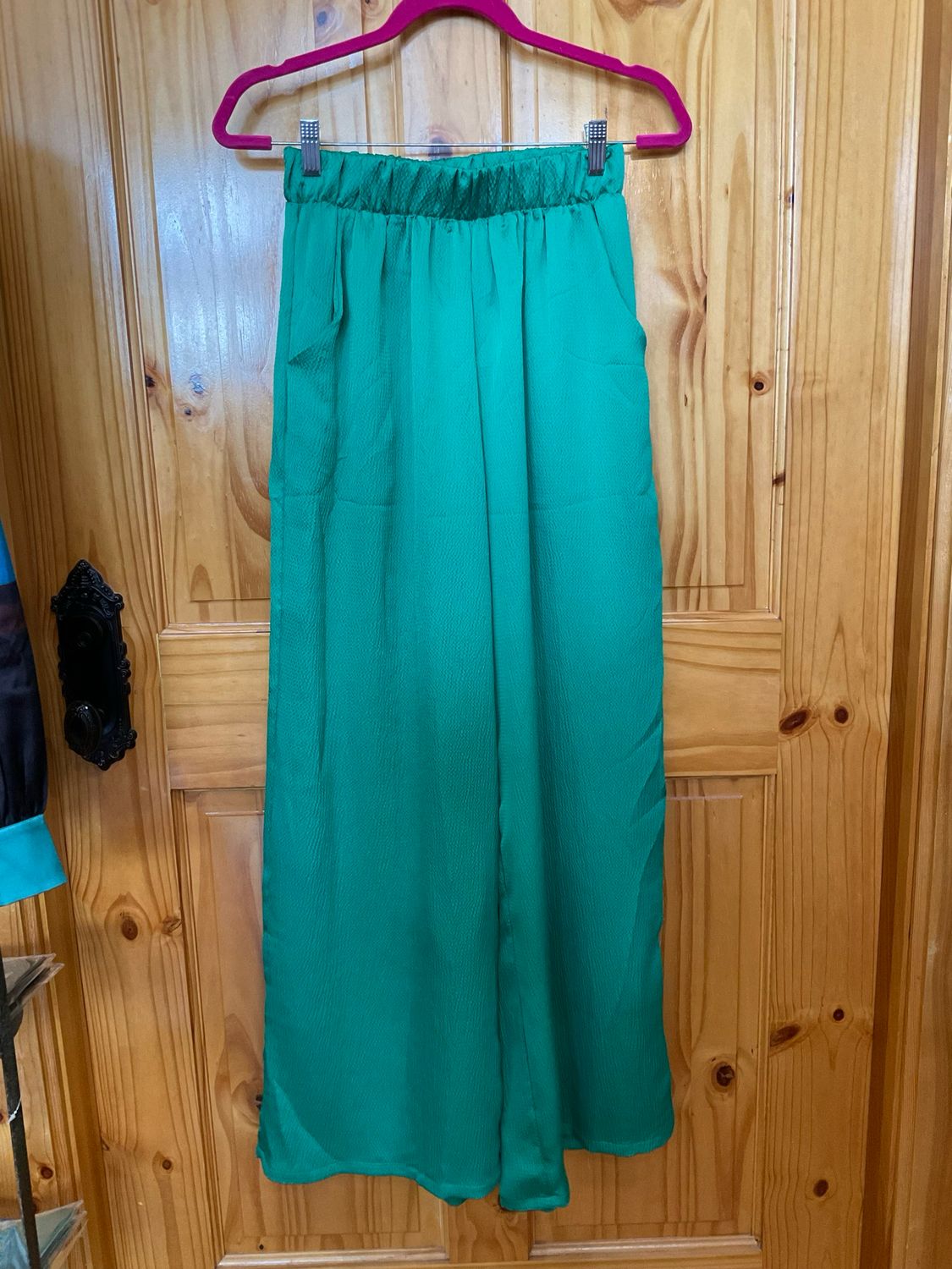 KLd. KD60435 Pucker PullOn Pant-Green