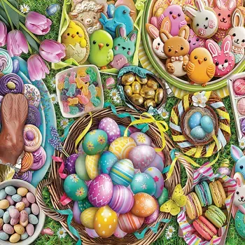 White Mountain Puzzles-Easter