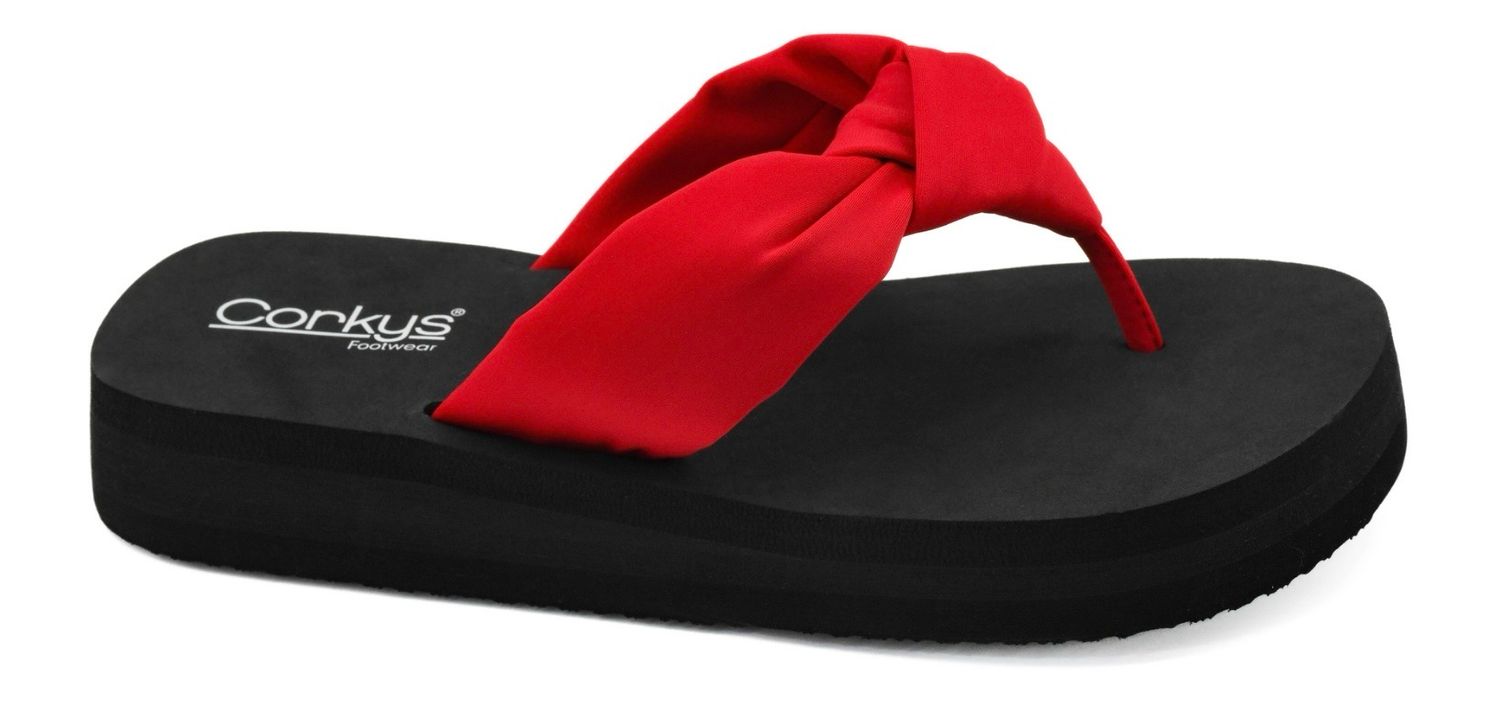 Corkys 41-0827 You Go Girl FlipFlops-Red