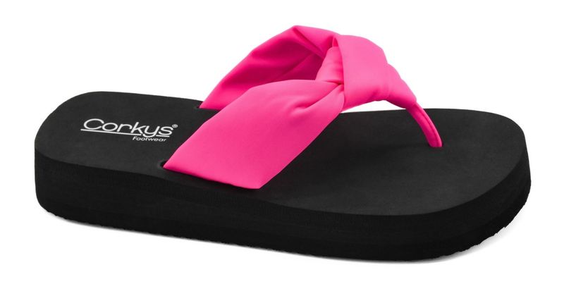 Corkys 41-0827 You Go Girl FlipFlops-Pink