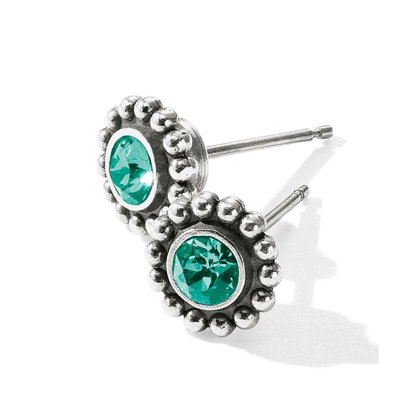 Brighton J2049D Twinkle Mini Post Earrings-Emerald