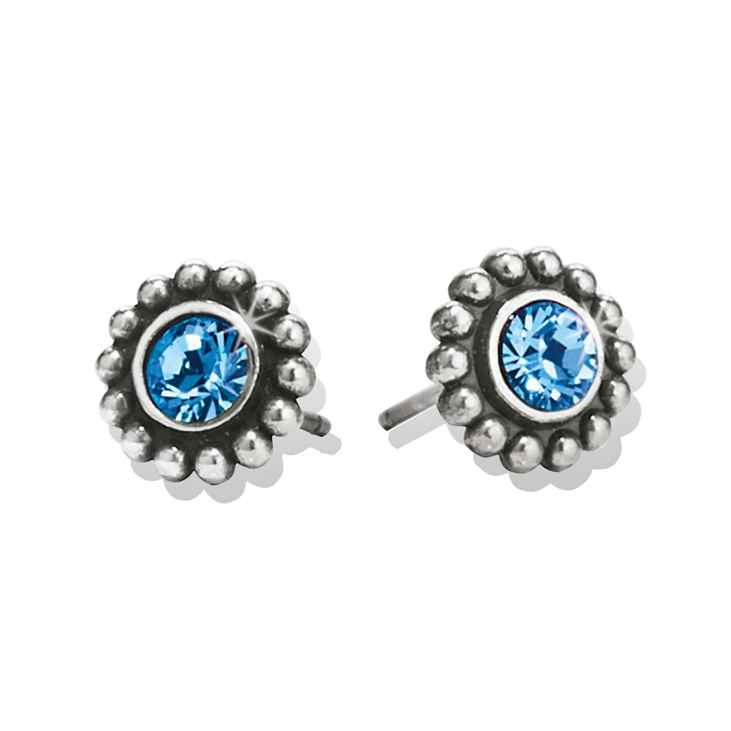 Brighton J20496 Twinkle Mini Post Earrings-Blue