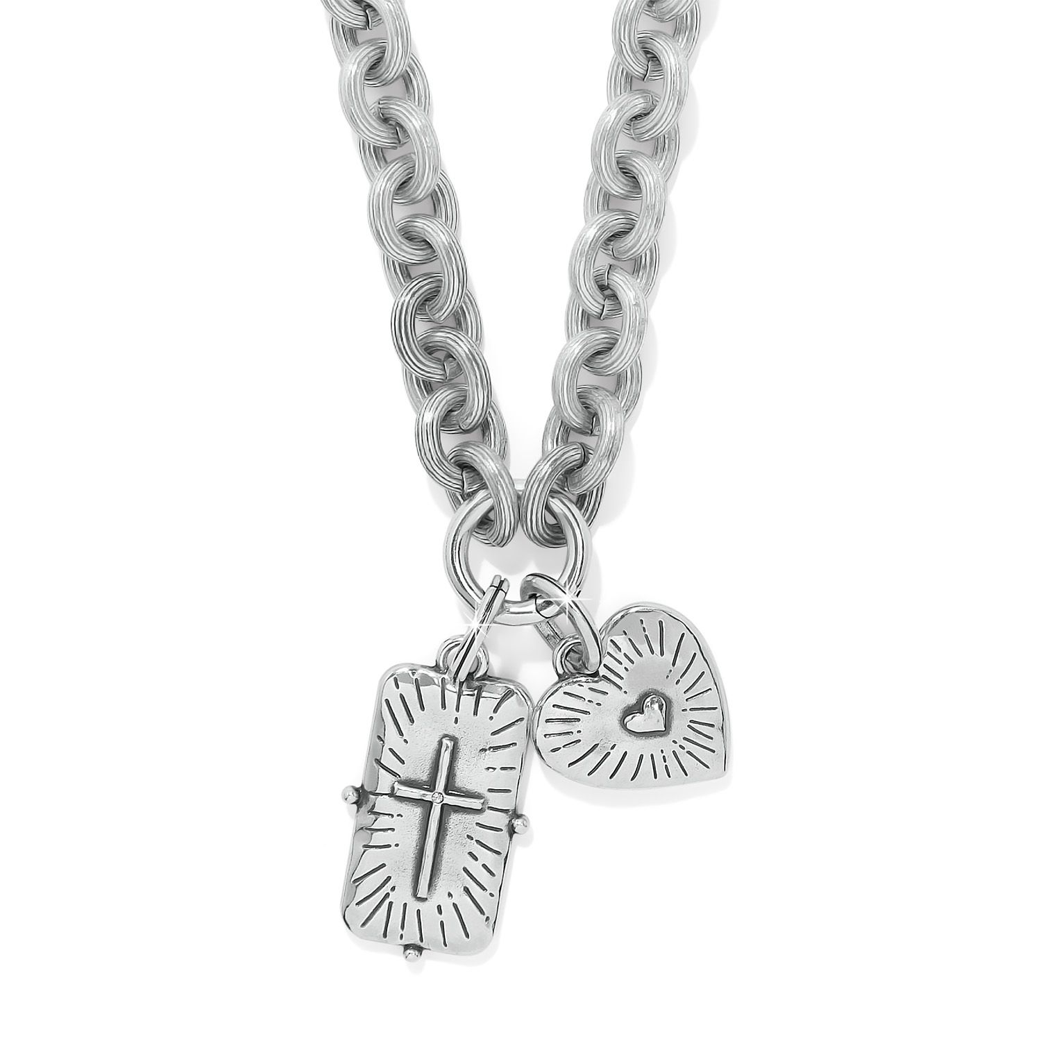 Brighton JM0127 Token Lavish Link Charm Necklace