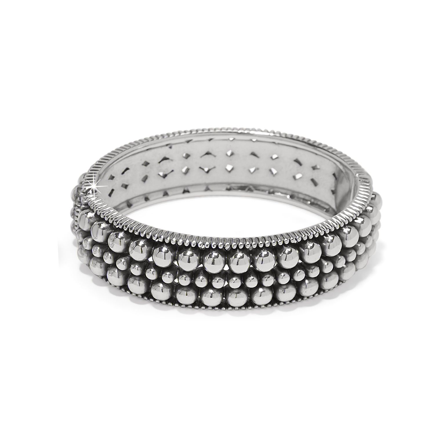 Brighton JF0257 Pretty Tough Pierced Hinge Bangle