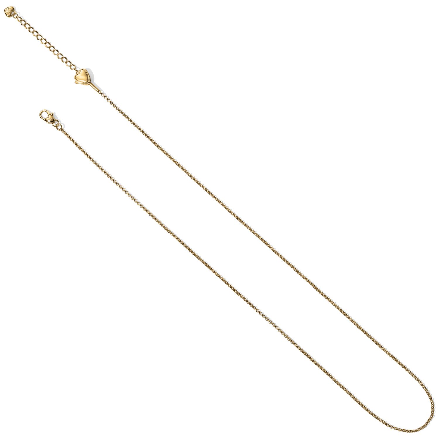 Brighton JL8285 Vivi Delicate Medium Charm Necklace-Gold