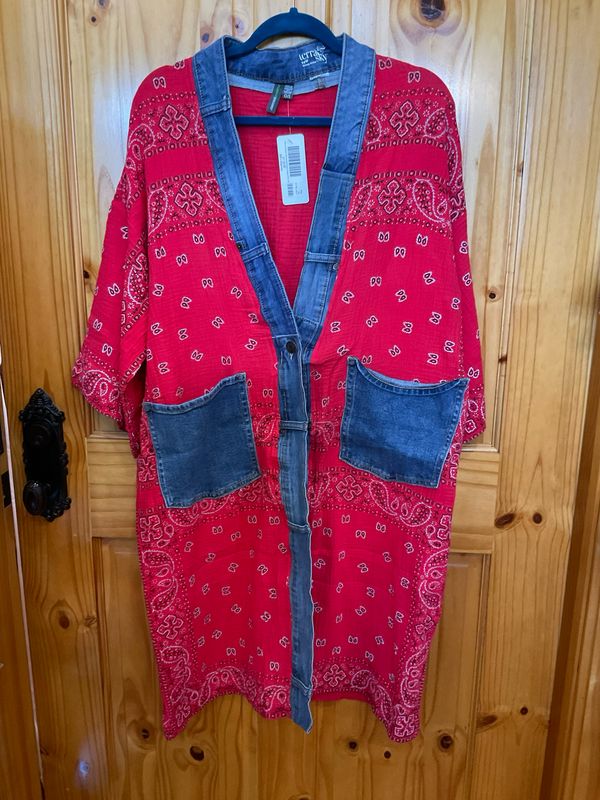 Shannon Passero 5783 Bandana Long Cardigan-O/S