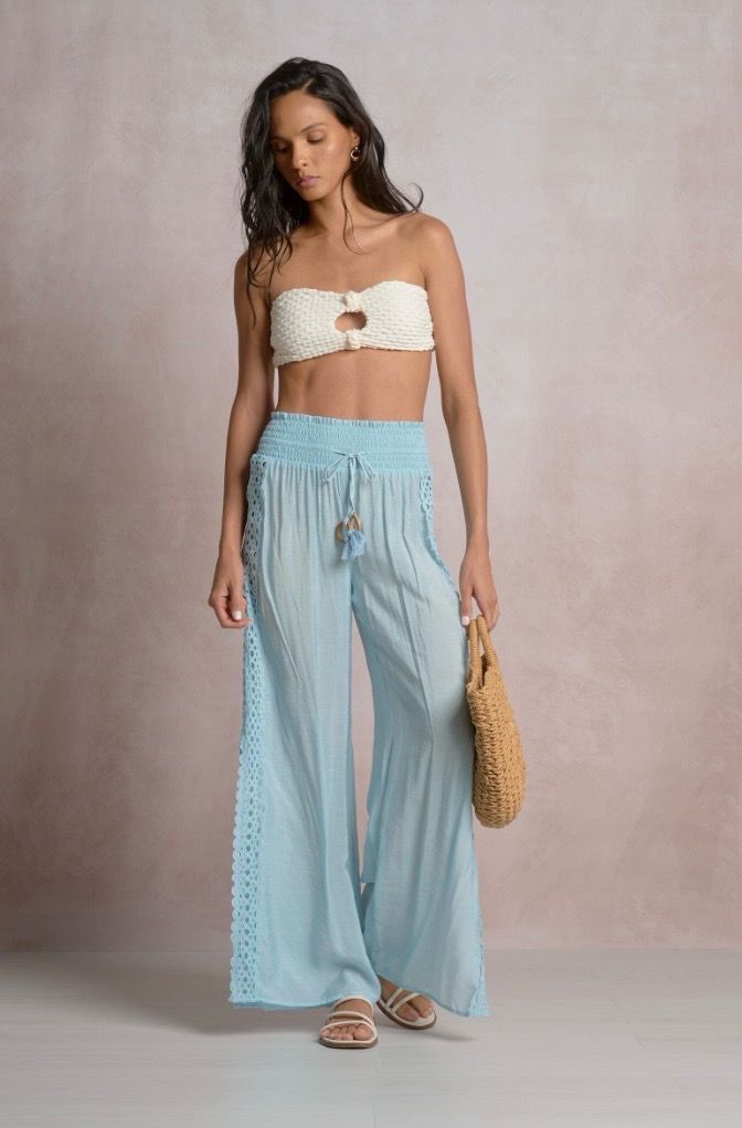 Elan VCL2388 Elastic WB Pants-BrightBlue