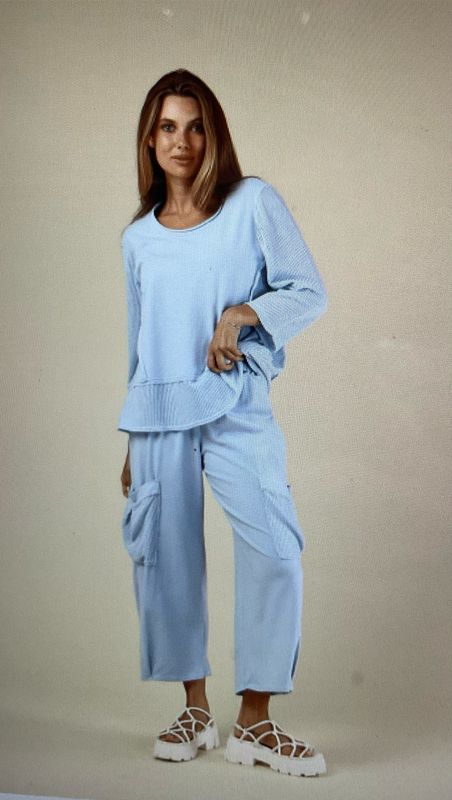 Fenini C46965 Mesh Pocket Crop-Ice