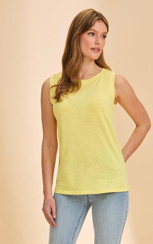 FDJ 3060476 Boatneck Cami-Pineapple