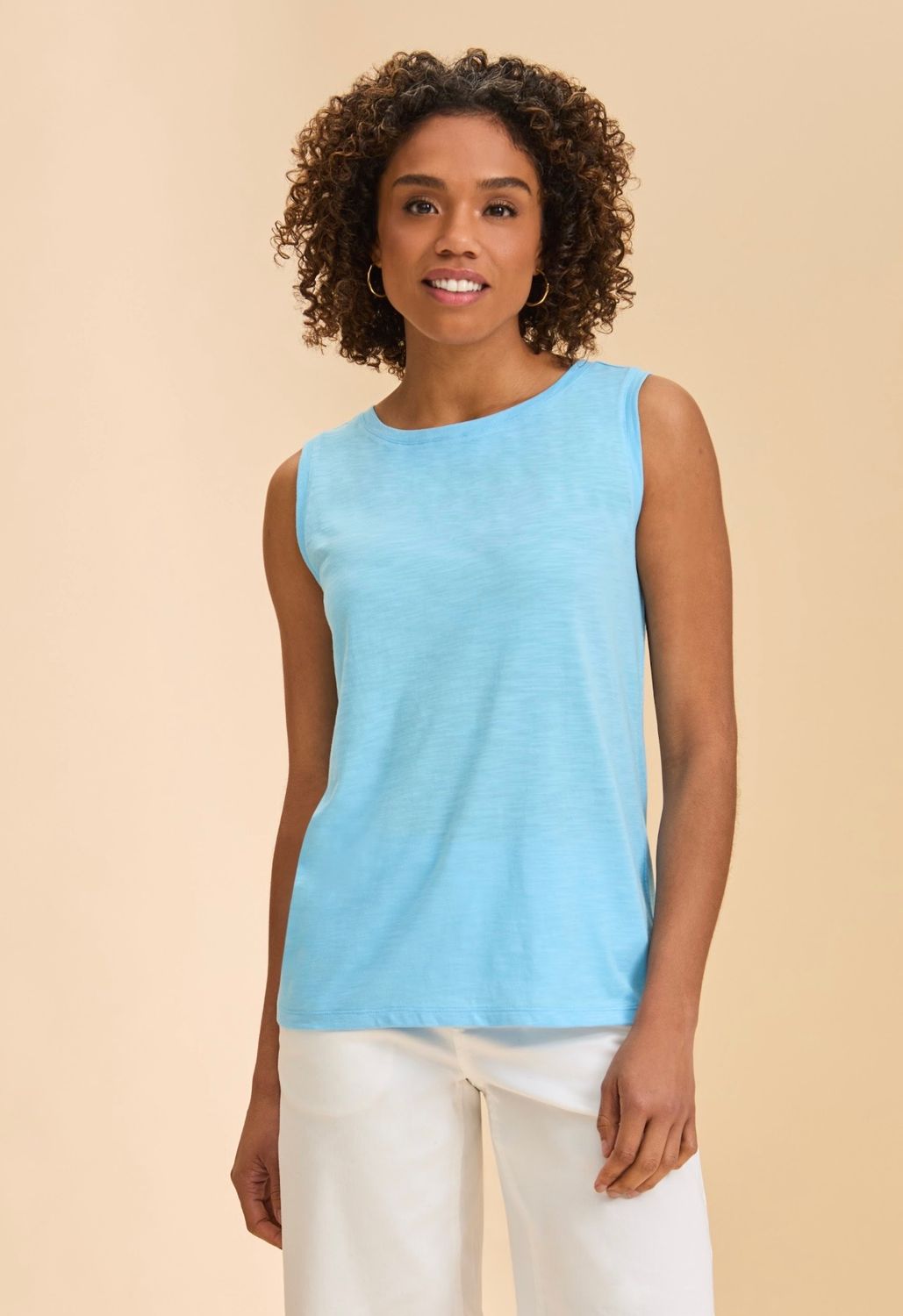 FDJ 3060476 Boatneck Cami-Pacific Blue