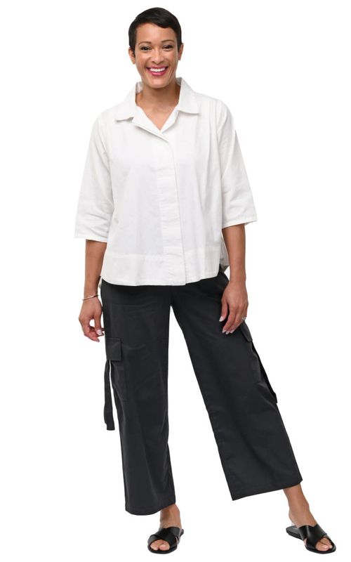 Tulip T1086 Colton Cargo Pant-BlackTwill