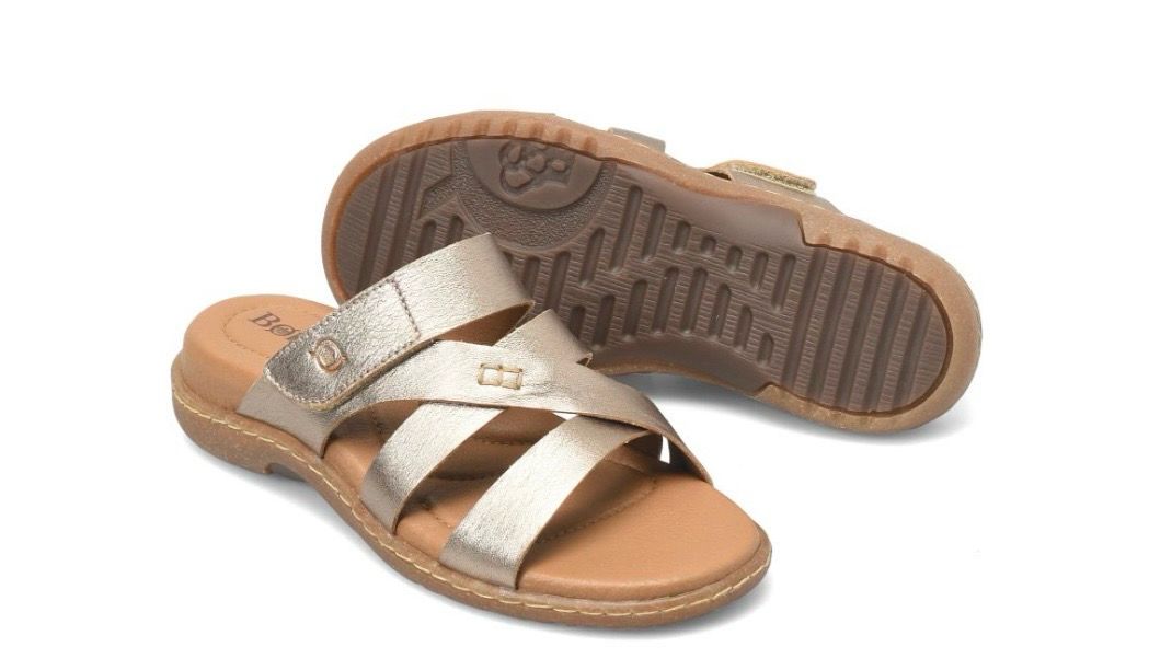 Born BR00848 Shawna Sandal-Gold Metallic