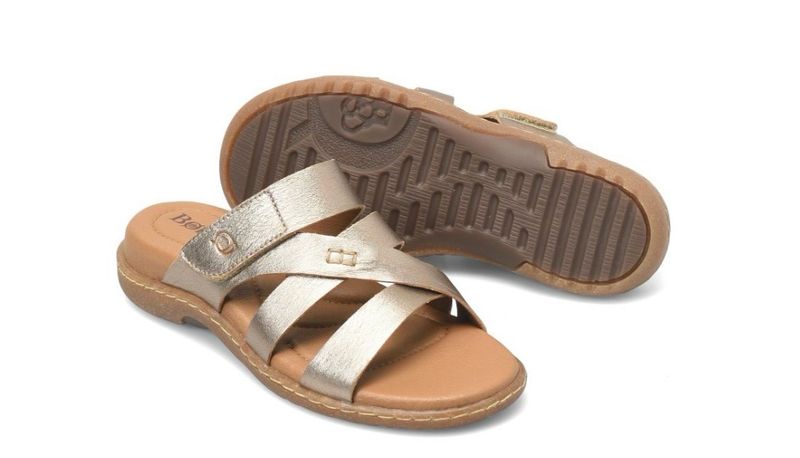 Born BR00848 Shawna Sandal-Gold Metallic