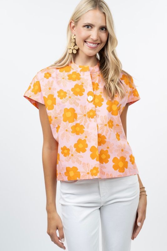 Ivy Jane 641474 Popover Top-Pink