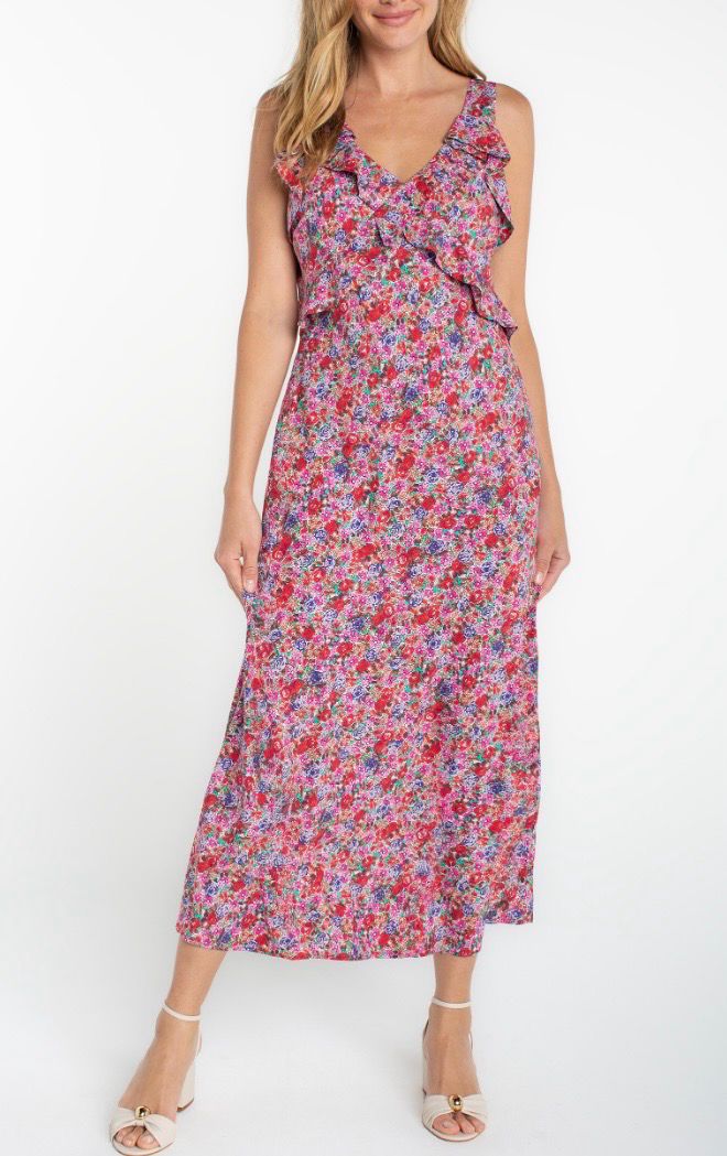 Liverpool LMD030PW3P43 Ruffle Front Maxi
