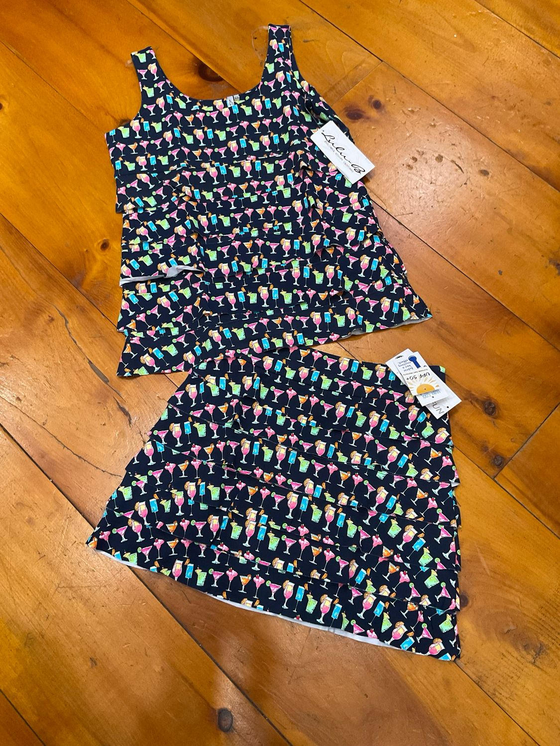 Lulu-B SPX5255P Slvless Cha Cha Tank-CHRN