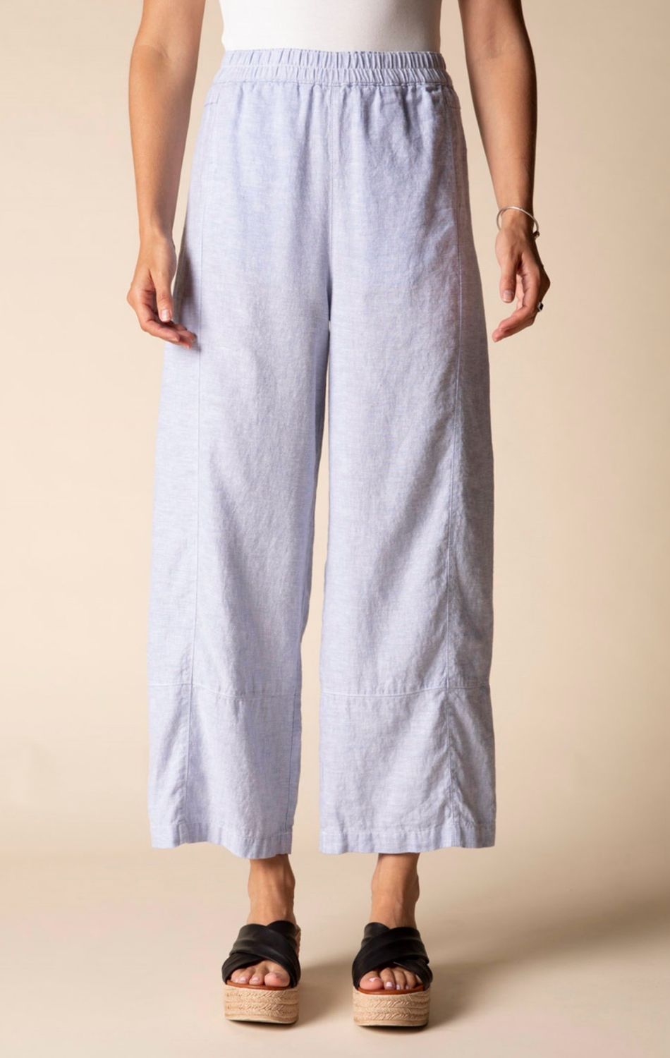 Habitat 41577 Linen Crop-Cornflower