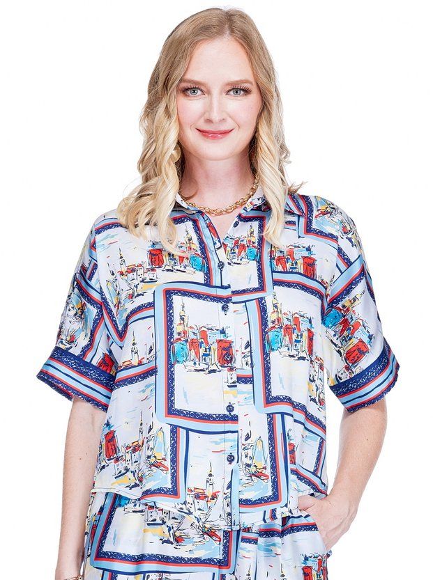 Jade 77C8009 Batwing Blouse-HarbourPostcards