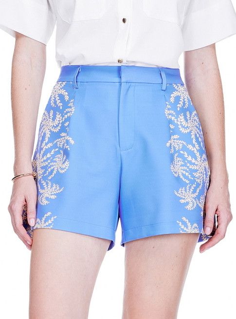 Jade 77C9745W Front Pleat Short-Sea.Fern