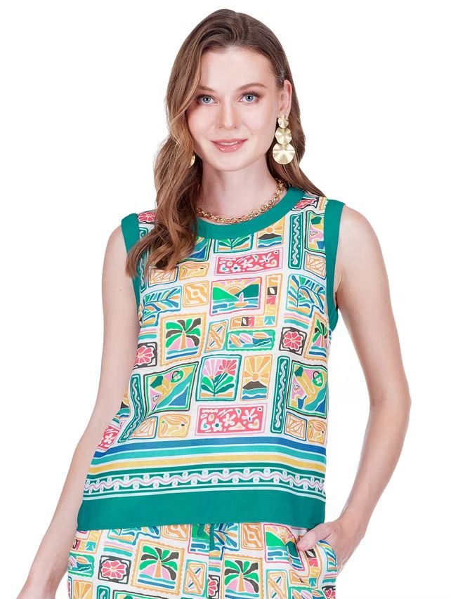 Joy Joy 77C7657 Trimmed Top-Fiesta