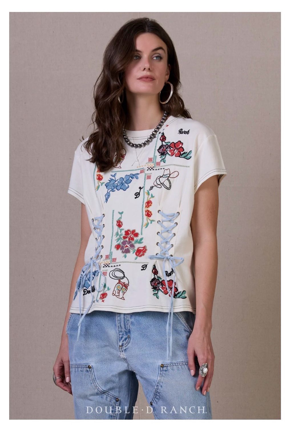 Double D T4199 Misfit Madonna Top