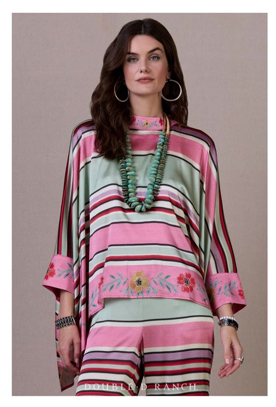 Double D T4193 Round Top Serape Poncho