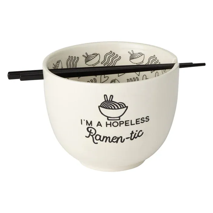 Enesco Ramen Bowls W/Chopsticks