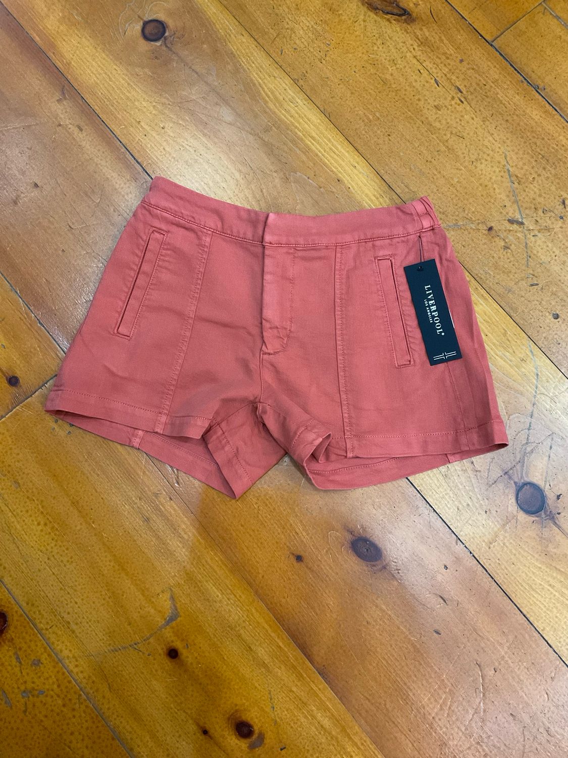 Liverpool LM9399 Trouser Short-Red Clay