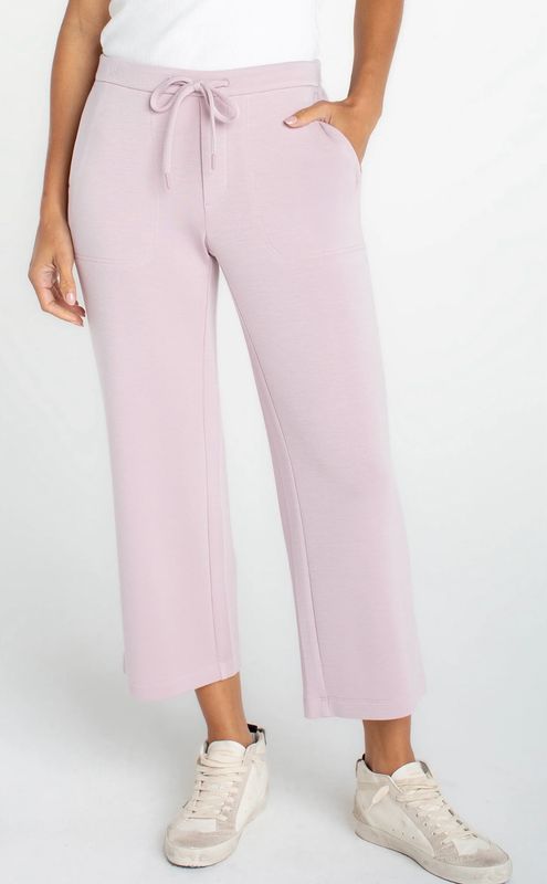 Liverpool LM4582C9 Pull on wide leg crop-lilac