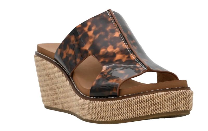 Corkys 41-0727 Kiss N Tell Sandal-Tortoise