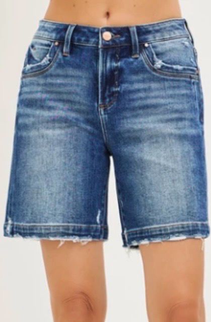 Risen RDS6458 Slouchy Bermuda Shorts-DK