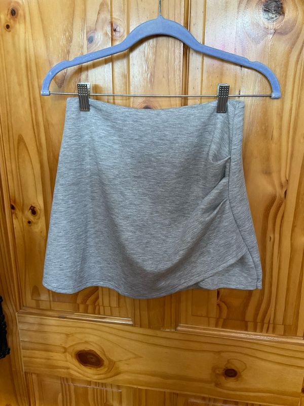 KLd 60461 Neoprene Skort-Grey