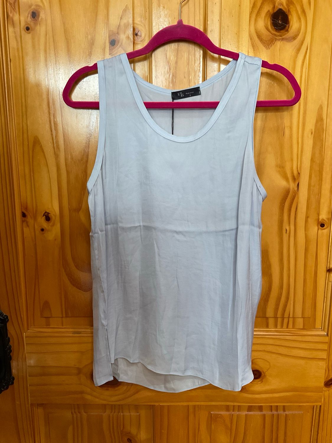 KLd. 45509 Sateen Tank-Blue