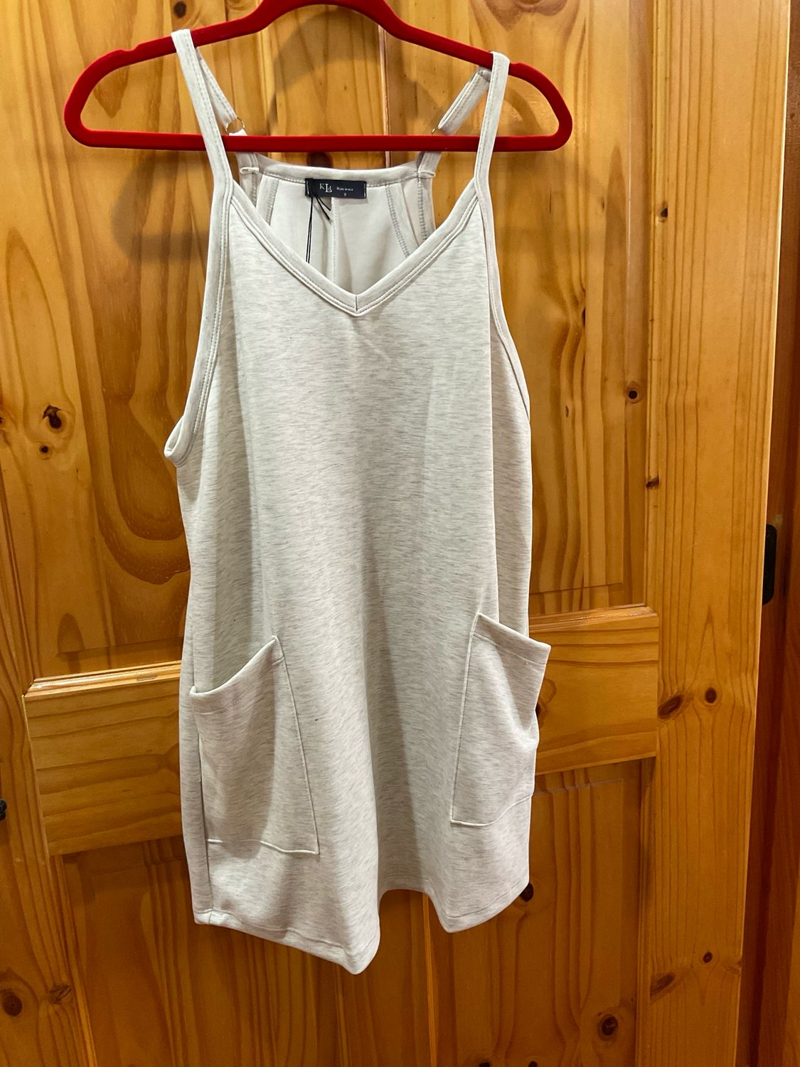 KLd. 52908 Neoprene Romper-Grey