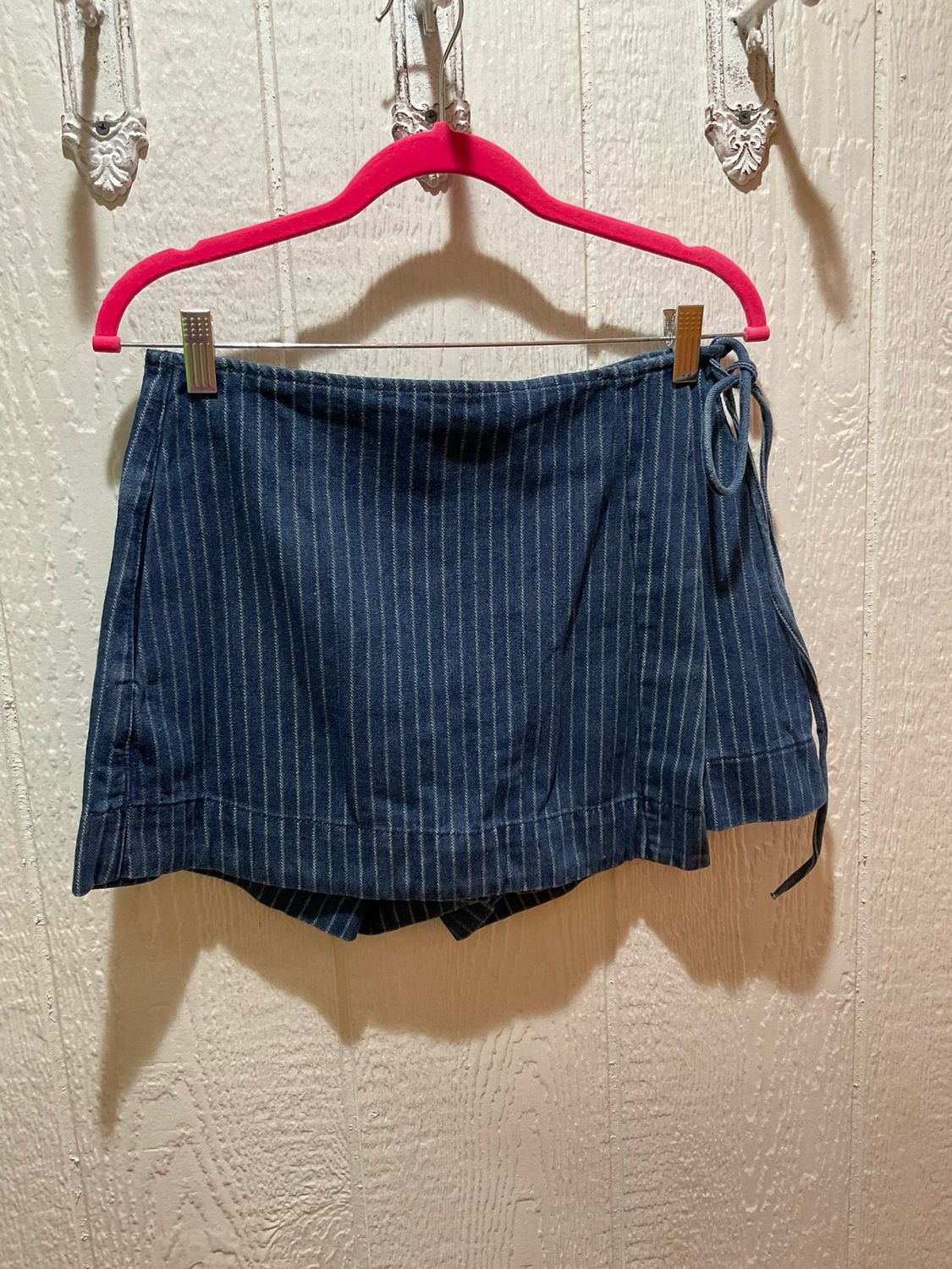 KLd. 60440 Skort-Denim Pinstripe