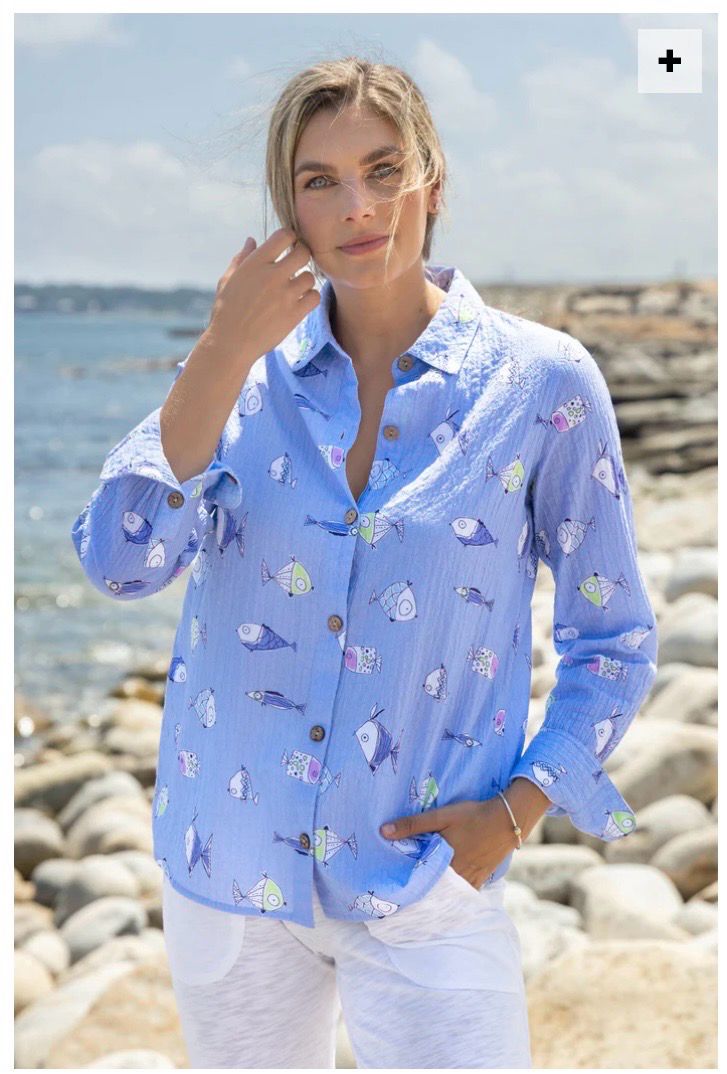 Habitat 12411 Escape Fish Pool Party Shirt