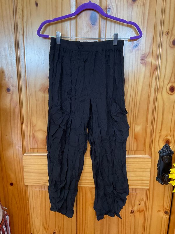 Shana 26089S Lantern Pants-Black