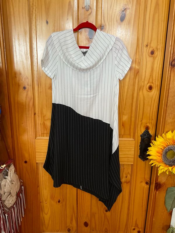 Shana 26240 Airflow CowlNeck Dress