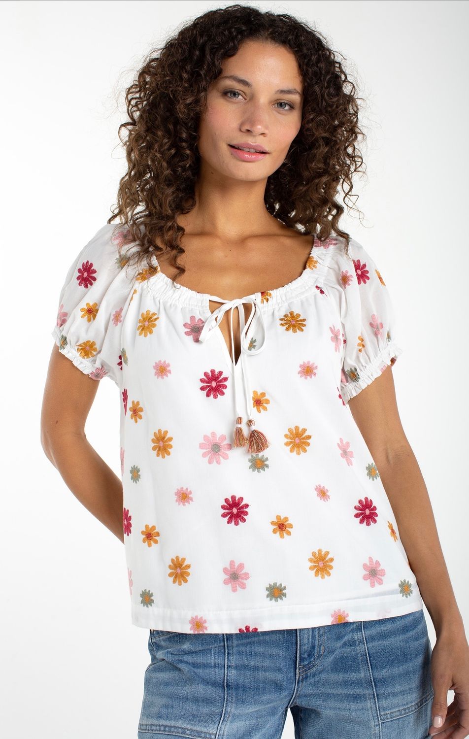 Liverpool LM8K66WV98 SS TieNeck Top