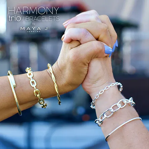 Maya J Harmony Trio Bracelet Stack