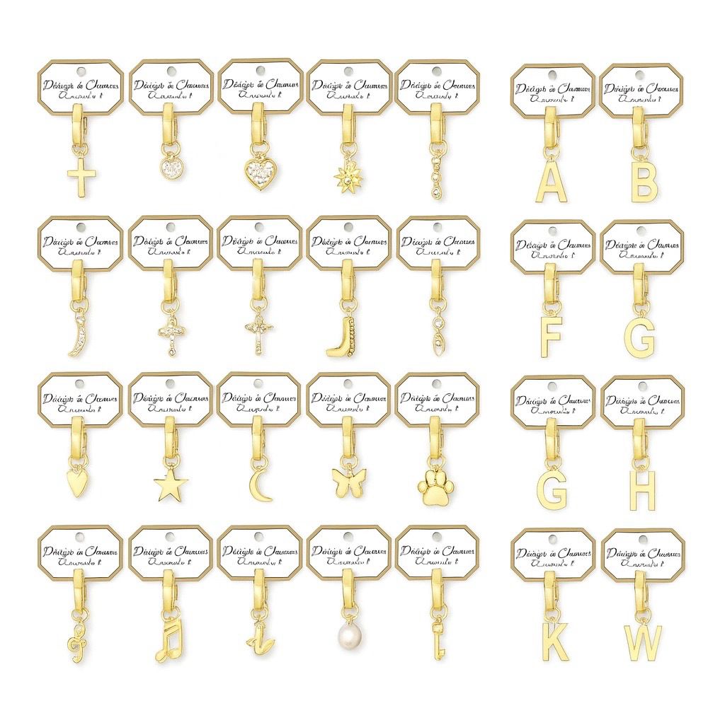 Maya J Mini Drops of Charms-Yellow